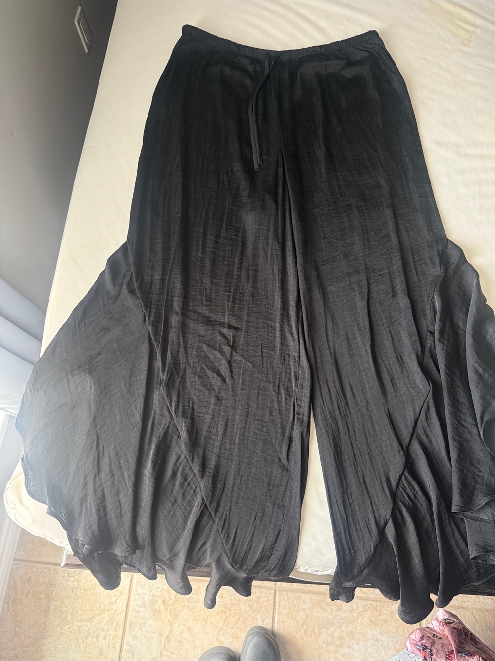 Victoria's Secret Black Flowing Pajama Pants